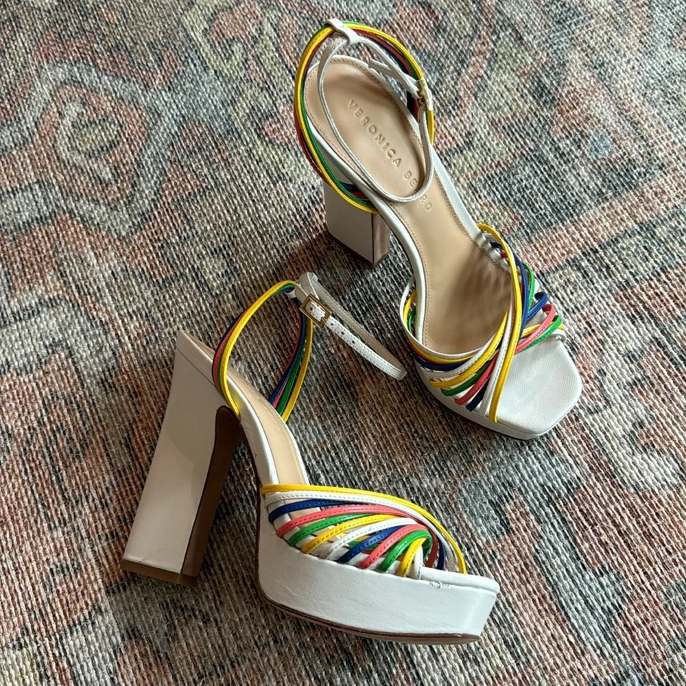 Veronica Beard Fletcher Ankle Strap Platform Sandal